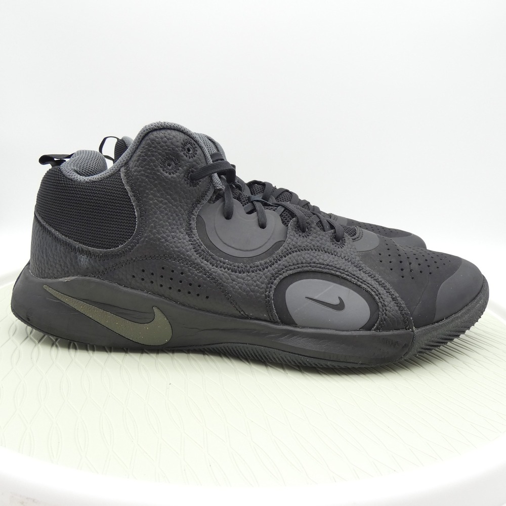 Nike Fly.By Mid 3 Triple Black Basketball Shoes CU3501-004 Mens 13